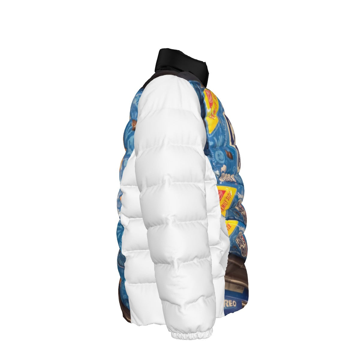 Unisex Stand collar slim down jacket