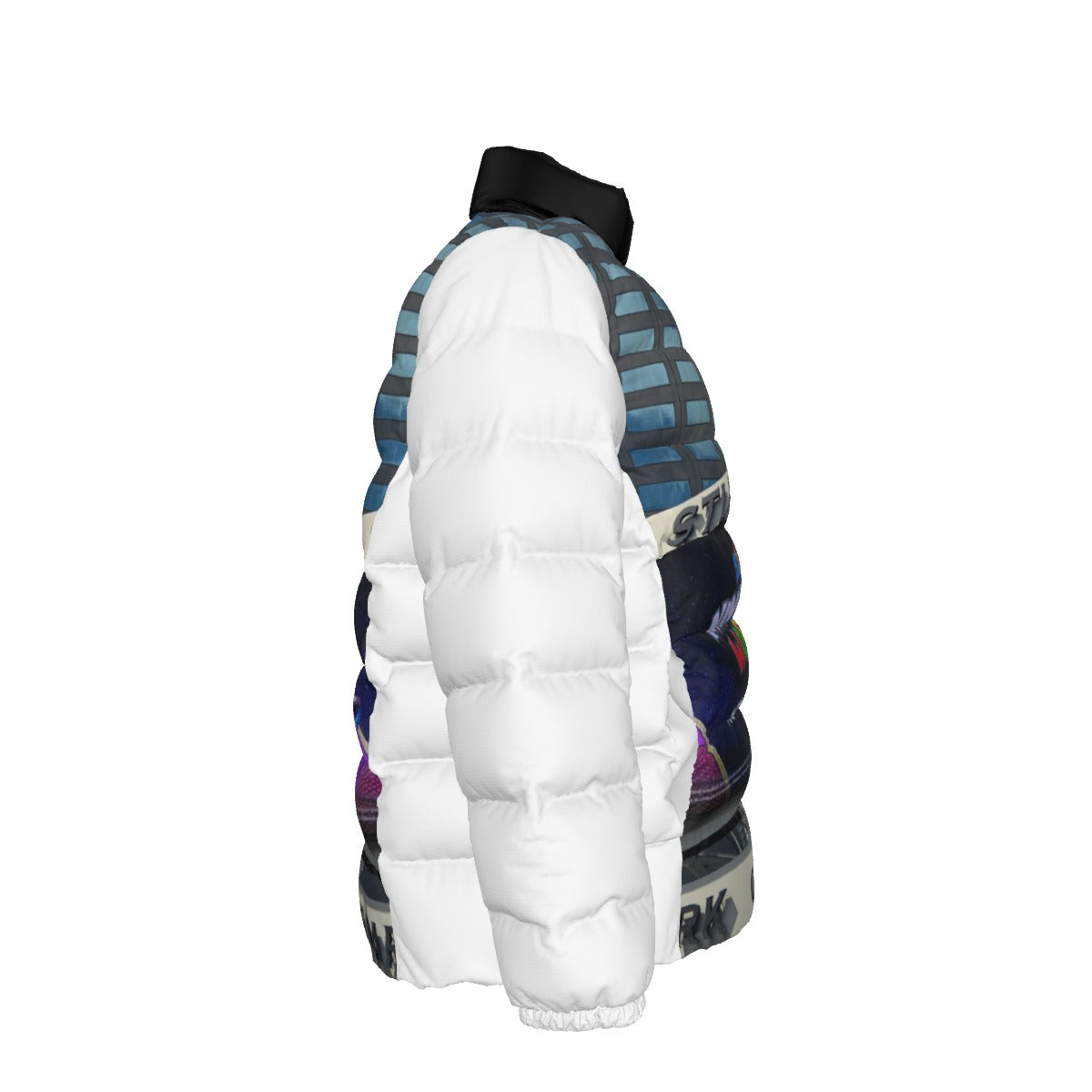 NEW!!! "THAT PART" branded (left sleeve/UNIVERSAL STUDIOS Sign front/rear) Unisex Stand collar slim down jacket