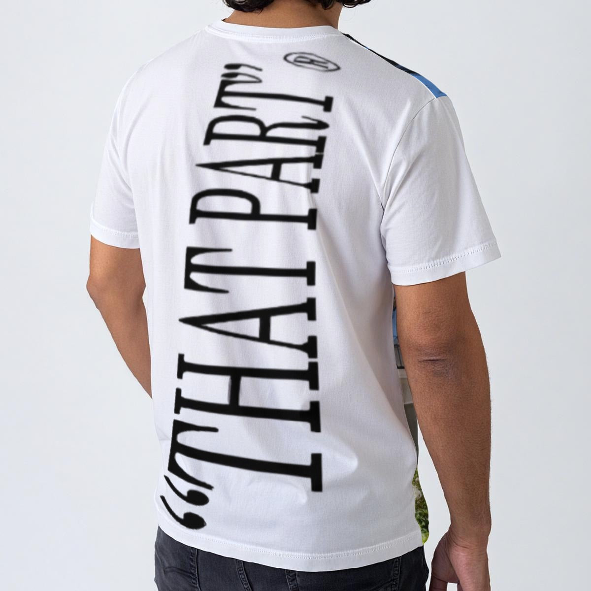 NEW!!! "THAT PART" branded (rear/BEL-AIR Sign area/front) Men's O-Neck T-Shirt | 190GSM Cotton