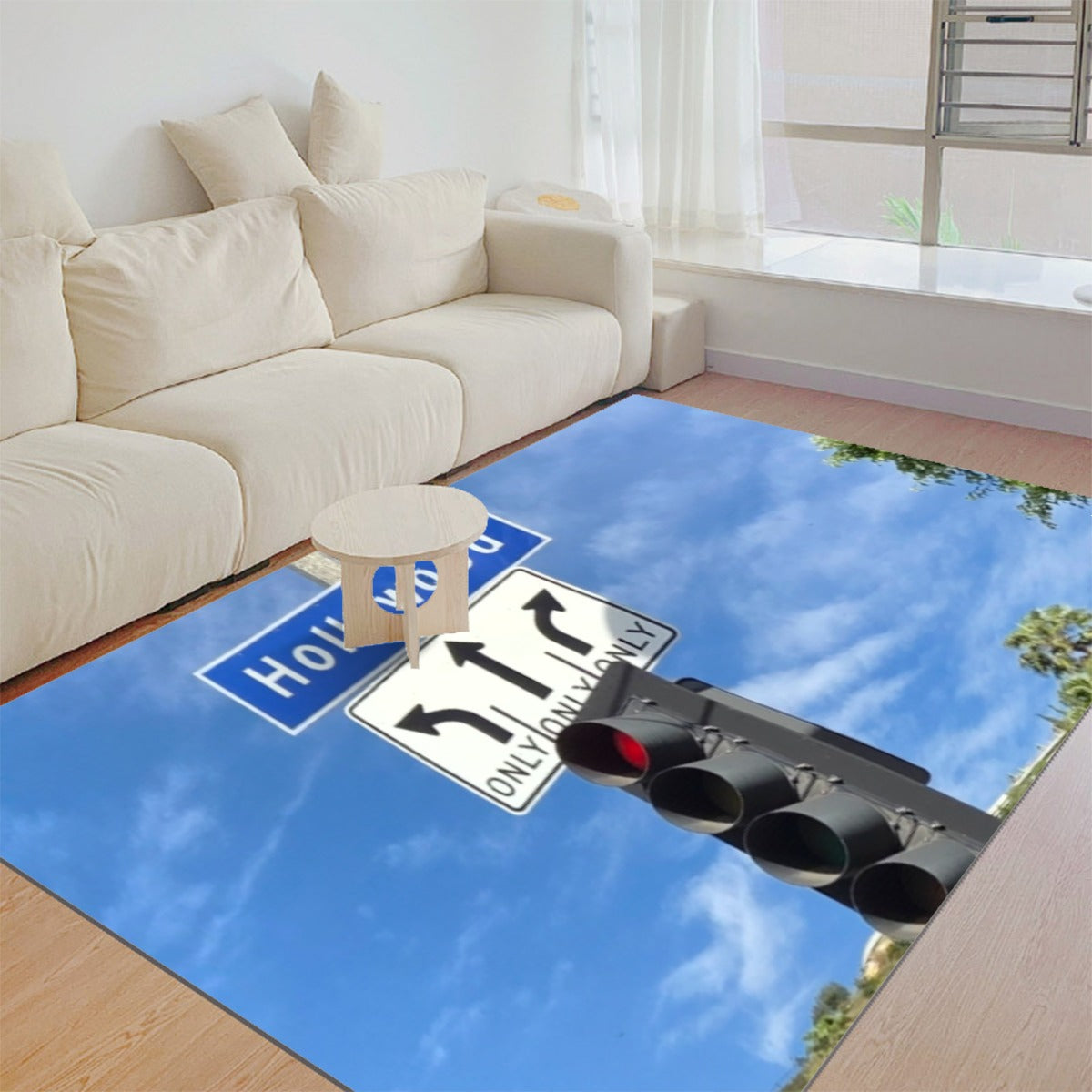 NEW!!! (HOLLYWOOD Blvd.) Foldable Rectangular Thickened Floor Mat