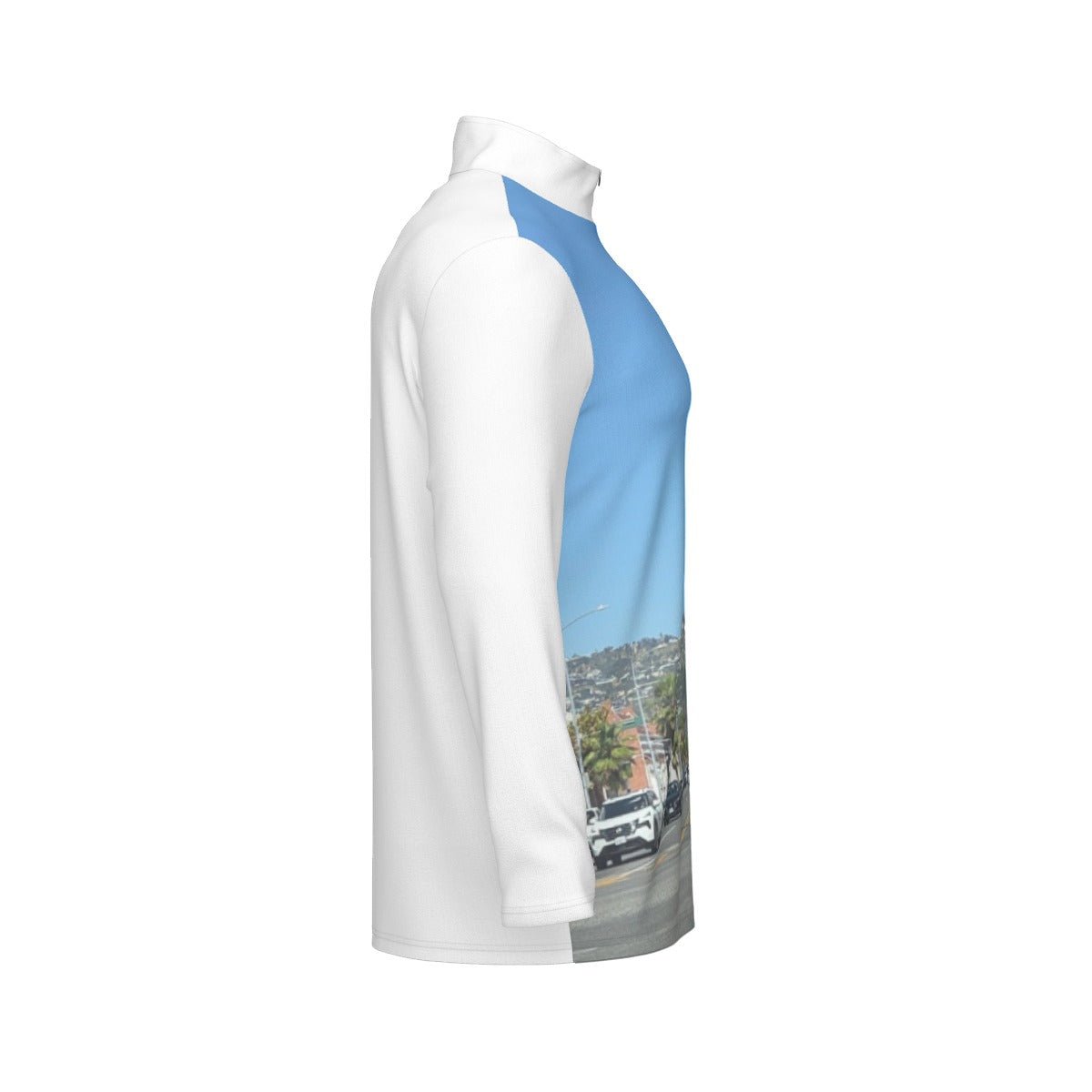 NEW!!! "THAT PART" branded (left sleeve/ Wilshire & Robertson blvd. Sign front) Men's Sports Collar Jersey With Long Sleeve| Interlock
