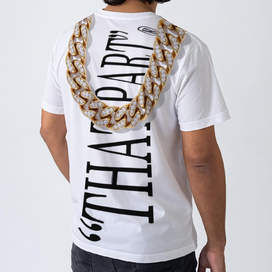 NEW!!! GOLD CHAIN (front & rear) O-Neck T-Shirt | 190GSM Cotton