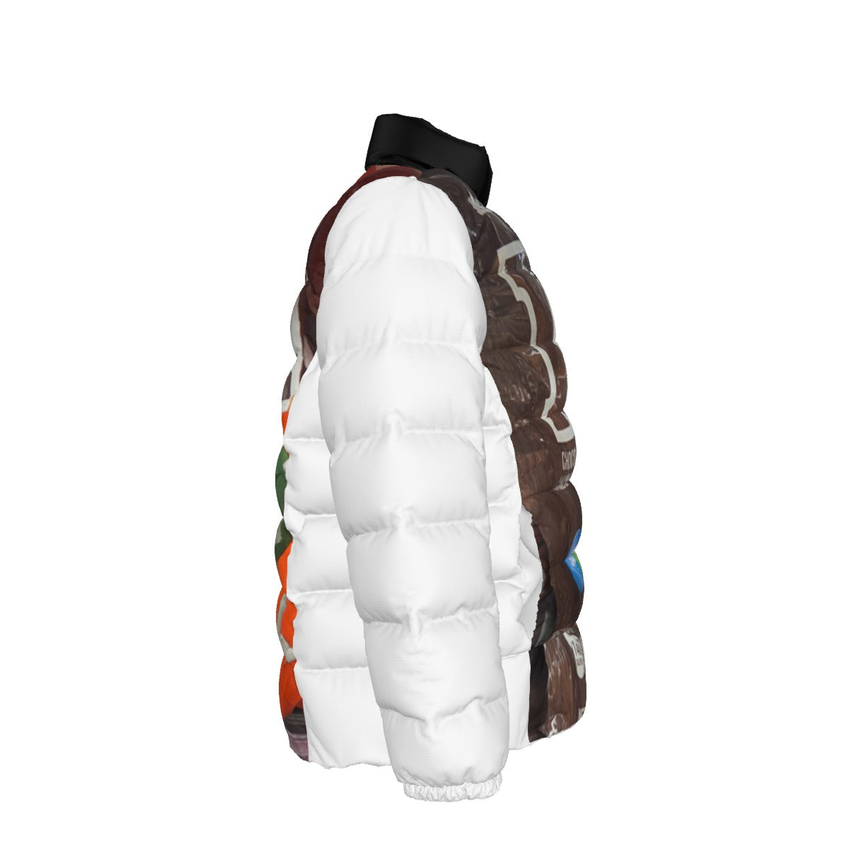 Unisex Stand collar slim down jacket