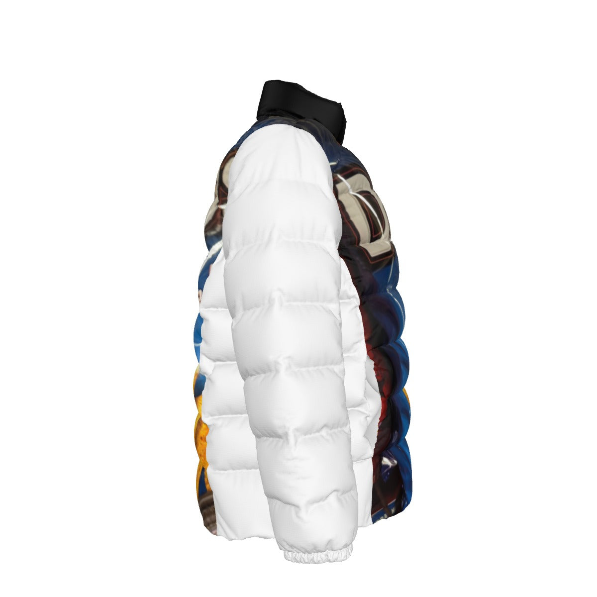 Unisex Stand collar slim down jacket