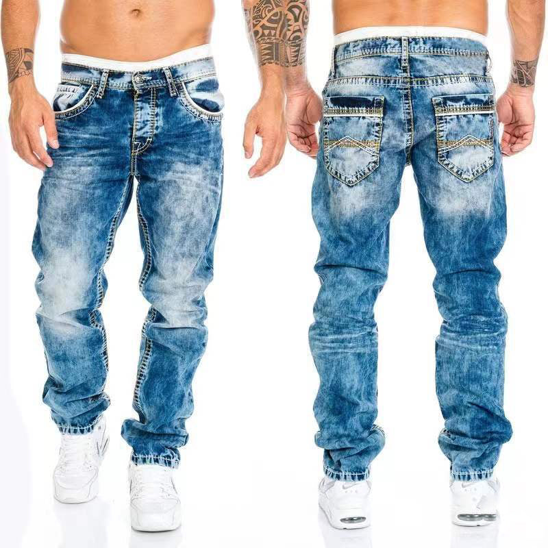 Jeans Open line straight leg jeans