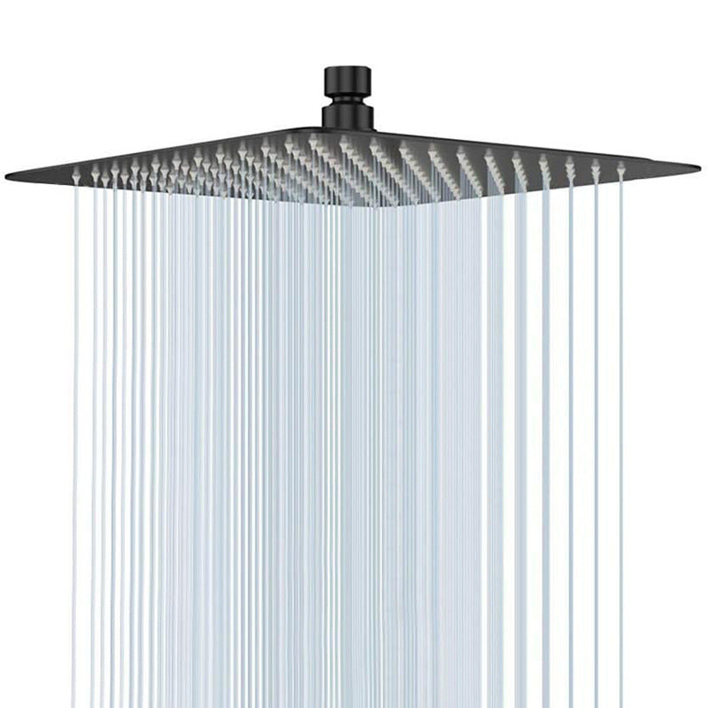 Matte Black Stainless Steel Shower Head