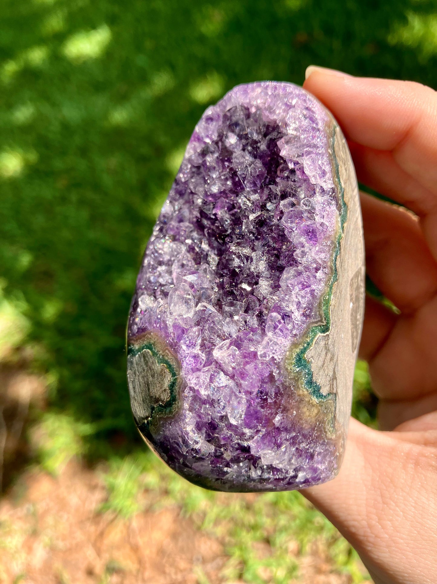 Amethyst High Quality Cut Base