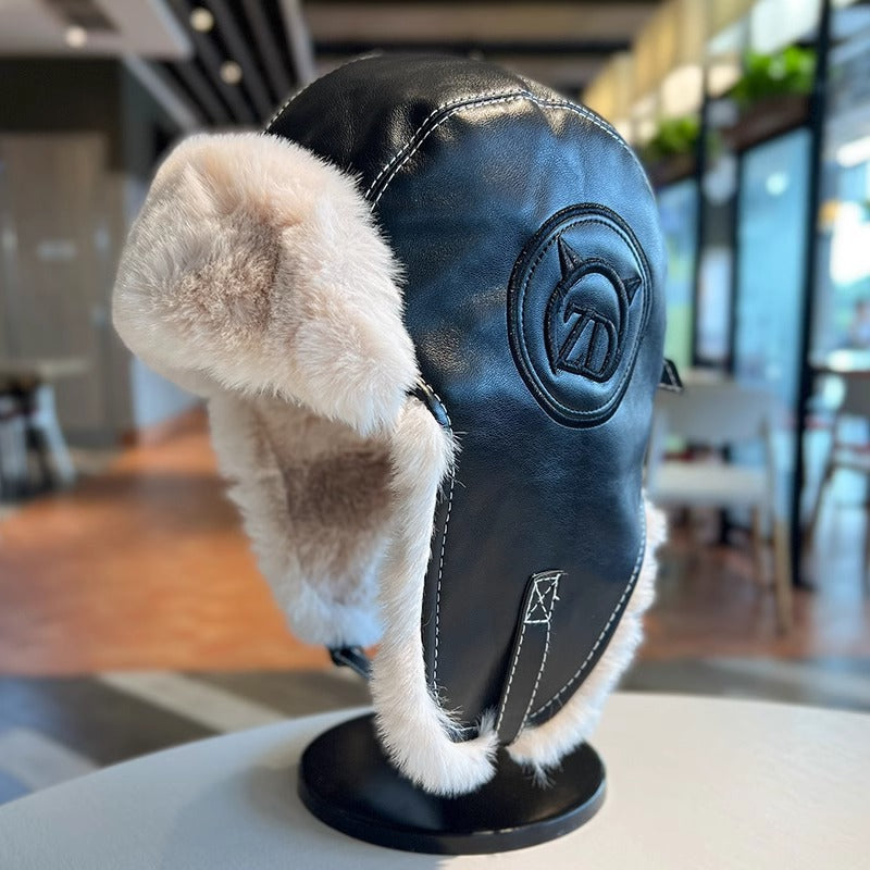 Wool Blend Hoodie Hat