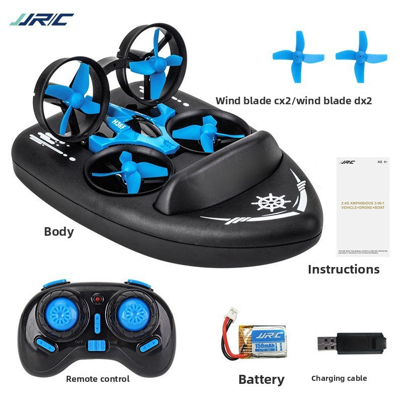 Remote Control Hovercraft and Drone for land, water and air