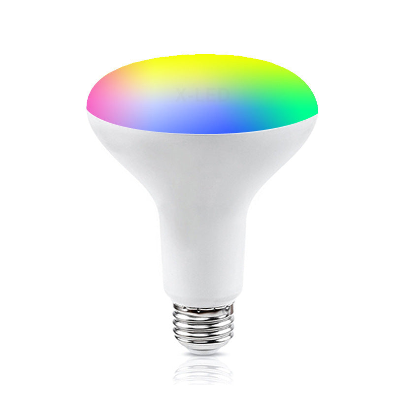 Smart WIFI Bulb Light BR30 9W Colorful RGBCW Voice Control Speaker