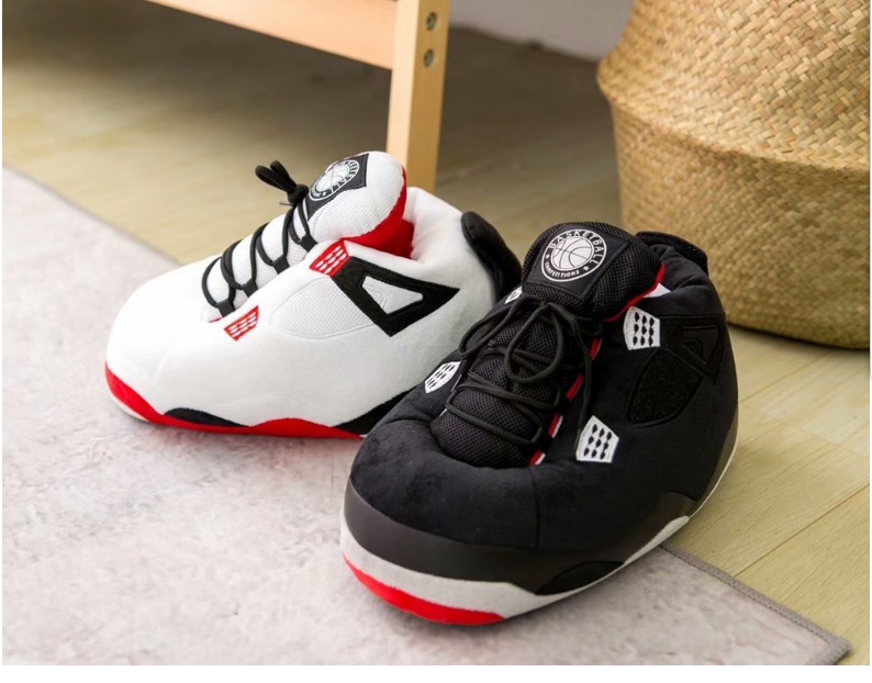 Foam Sneakers Slippers Cotton Shoes Warm Home Plush Slippers