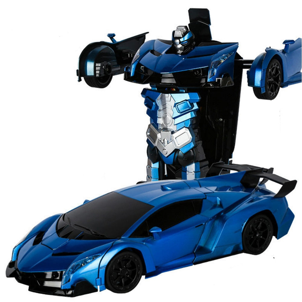 RC Car Transforming Robot Vehicle