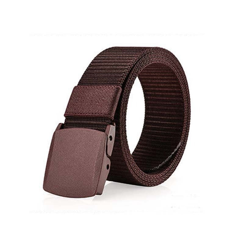 Nylon tactical belt non-metallic, military canvas belt