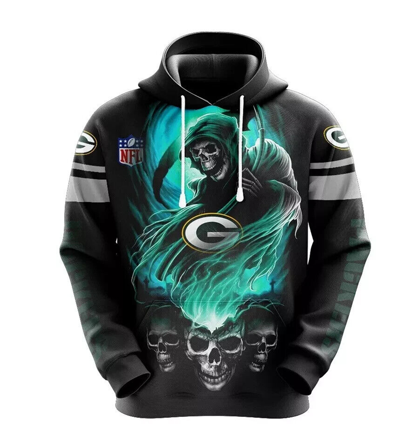 Detroit Lions New York Giants Buffalo Bills Digital Print zipper hooded cardigan jacket