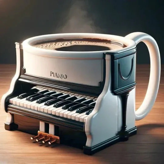 Musical Instrument Shaped Coffee Mugs