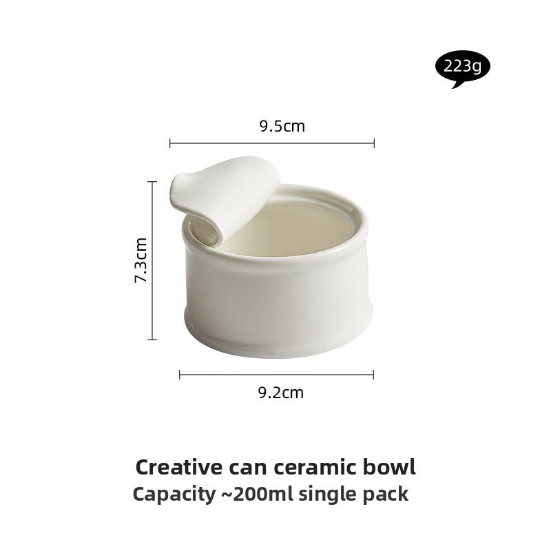 Can Design Ceramic Bowl