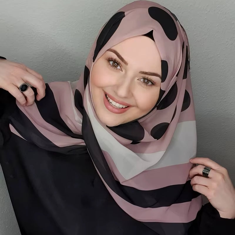 Bubble Chiffon Muslim Hijab Scarf – Elegant, Lightweight & Versatile