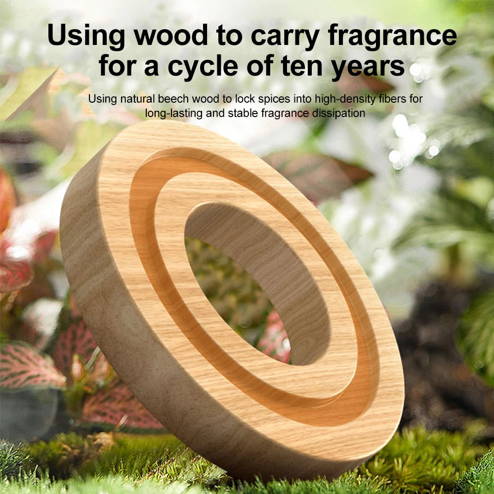 Solar Powered Rotating Helicopter Aromatherapy Car Ornament Car Air Freshener Alloy + Add Perfume to internal Wood Machine