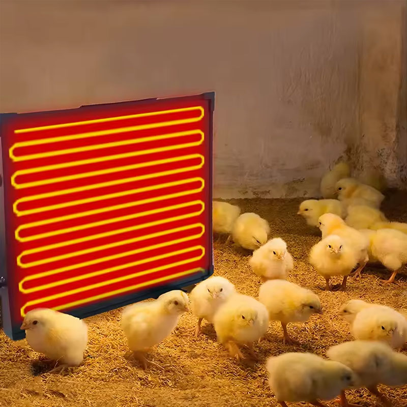 160W Thermostatic Heating Panel for Chicken Coop and Pets, 0-99°C Radiant Heater