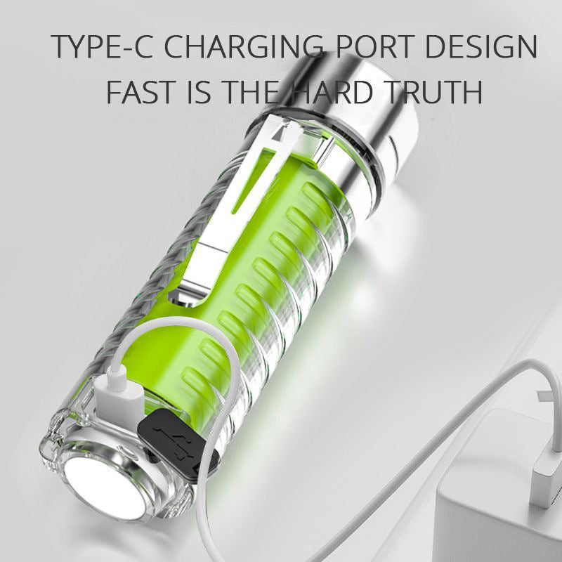 Mini Multifunctional Torch Laser Flashlight