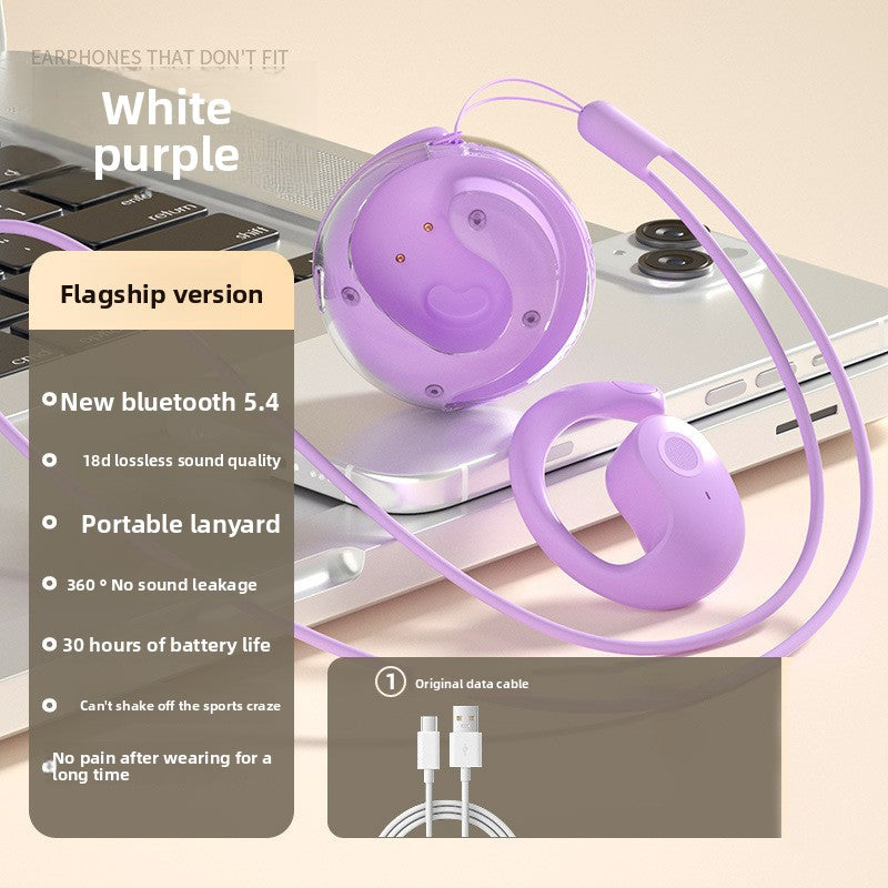 Wireless Bone Conduction Sports Headset with AI Translation