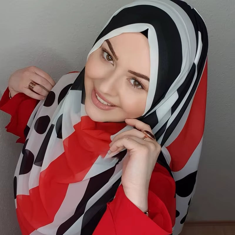 Bubble Chiffon Muslim Hijab Scarf – Elegant, Lightweight & Versatile