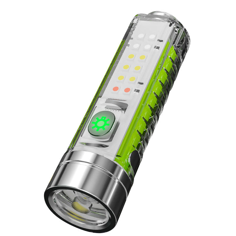 Mini Multifunctional Torch Laser Flashlight