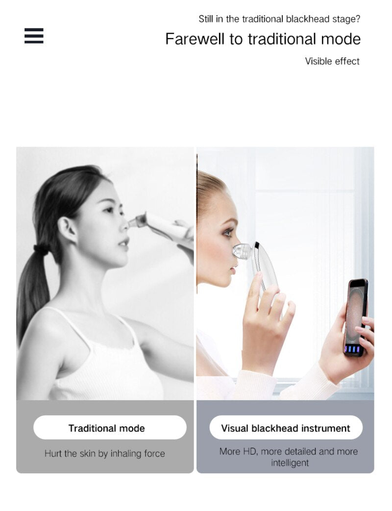 WiFi HD Camera Vacuum Suction Facial Care