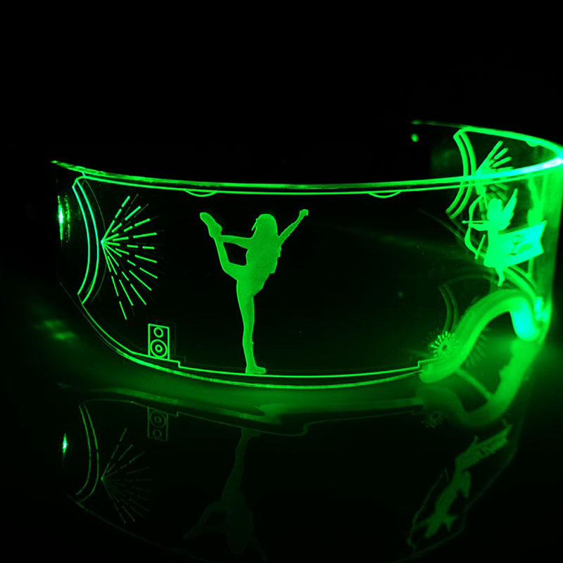 LED Colorful Light-Emitting Acrylic Glasses