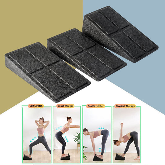 Calf tension board 3-piece set of pedal squat boards
