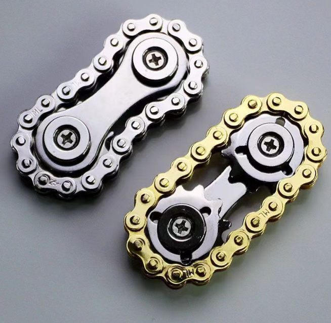 Gear car chain fidgets spinner gyro chain decompression gyro metal fingertips gyro