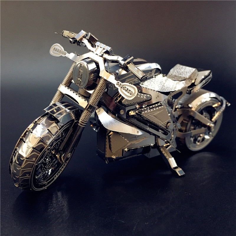 3D Laser Cut Mode Motorcycle puzzle