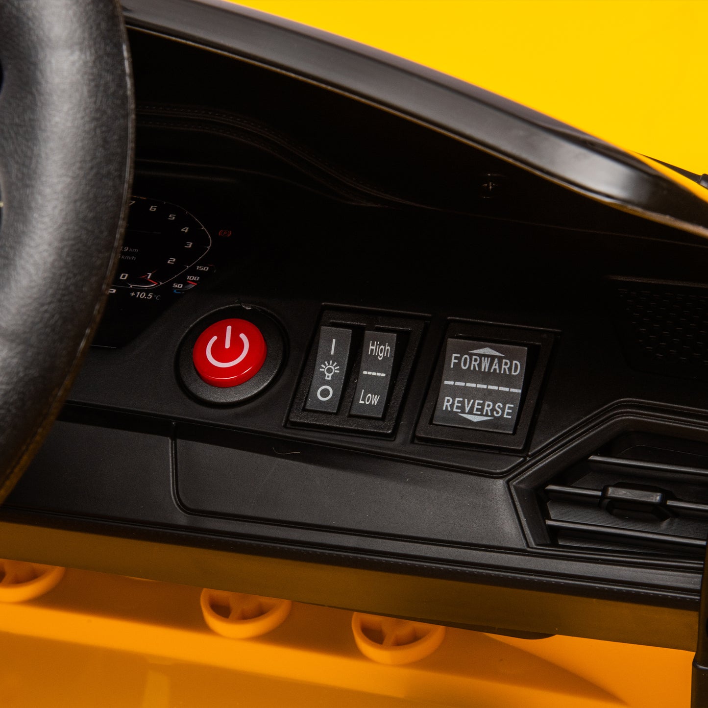 Yellow BMW M4 12v Ride On Car 2.4G W/Parents Remote Control Three speed adjustable