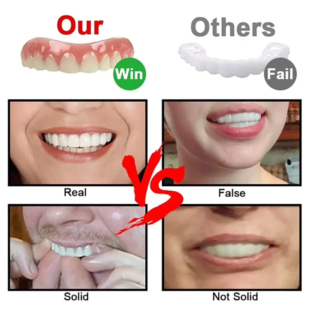 Silicone Upper/Lower False Teeth