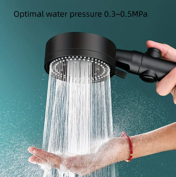 5 Modes, 360°Adjustable Detachable Hydro Jet Shower Head