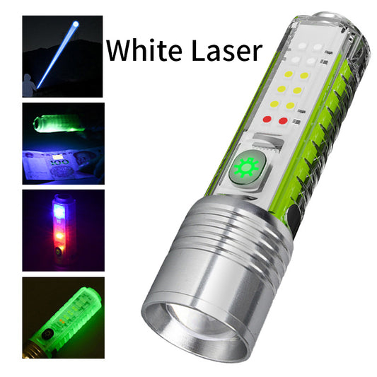 Mini Multifunctional Torch Laser Flashlight