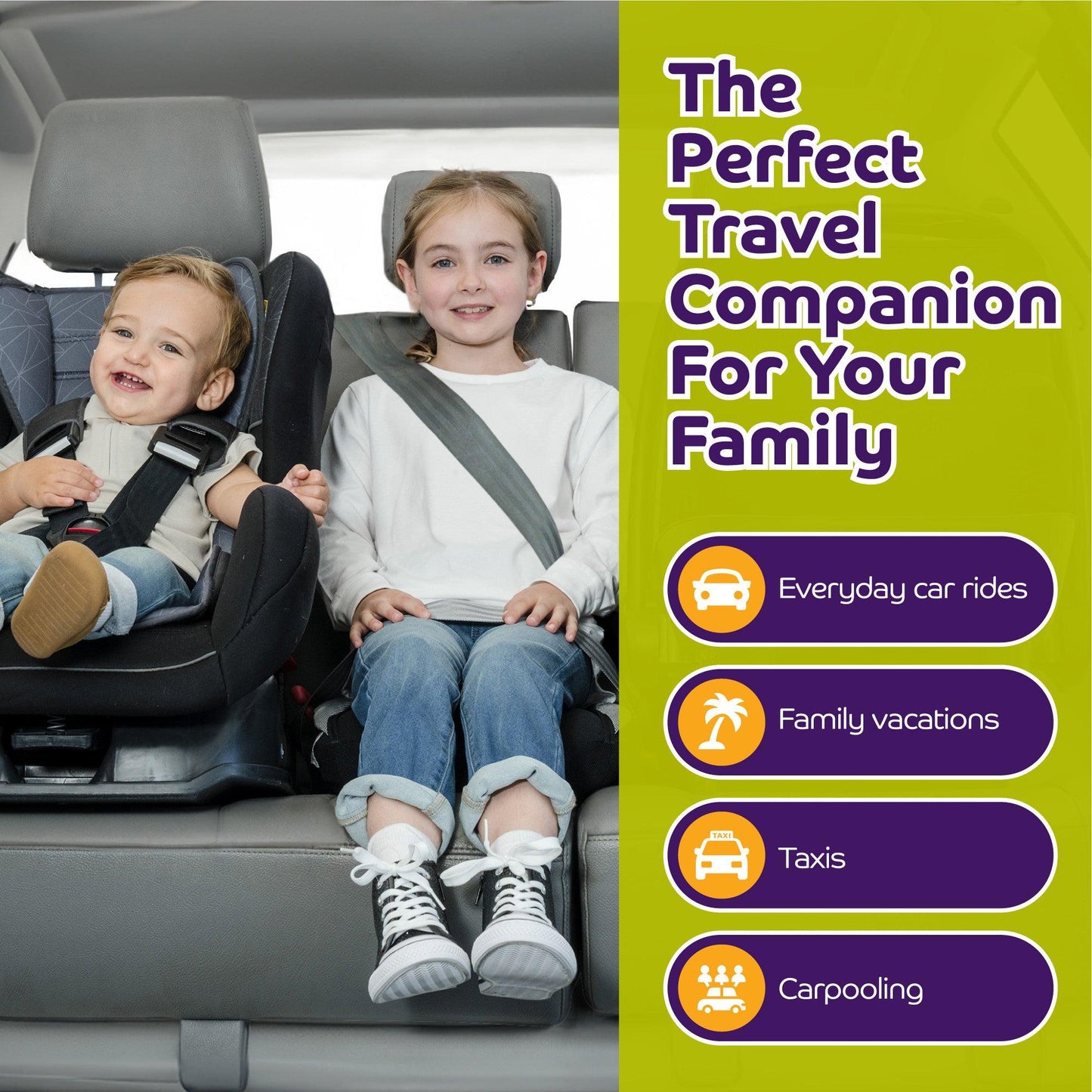 Inflatable Car Booster Seat - Travel Booster Seat
