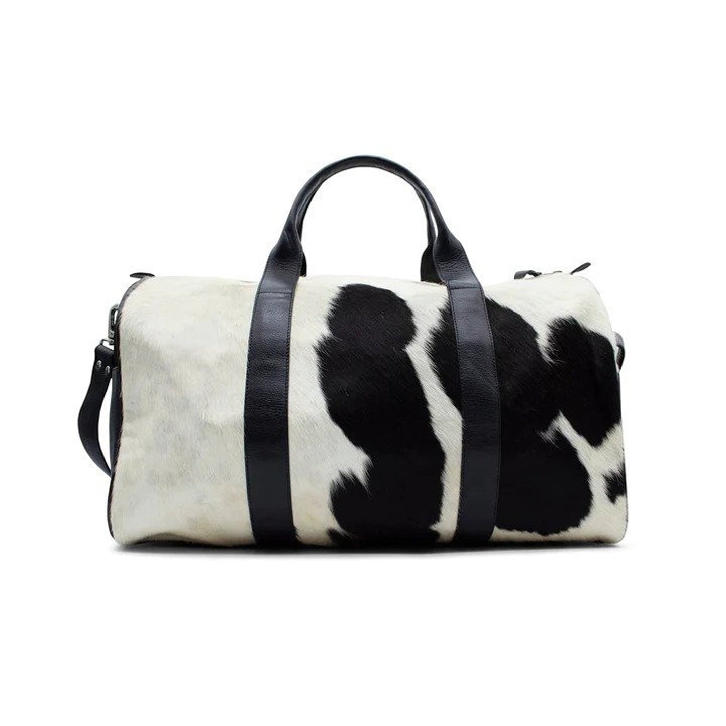 Pony Skin Bags: Cowhide Duffel Bag, Handcrafted Leather Travel,Perfect Gift for Adventurers