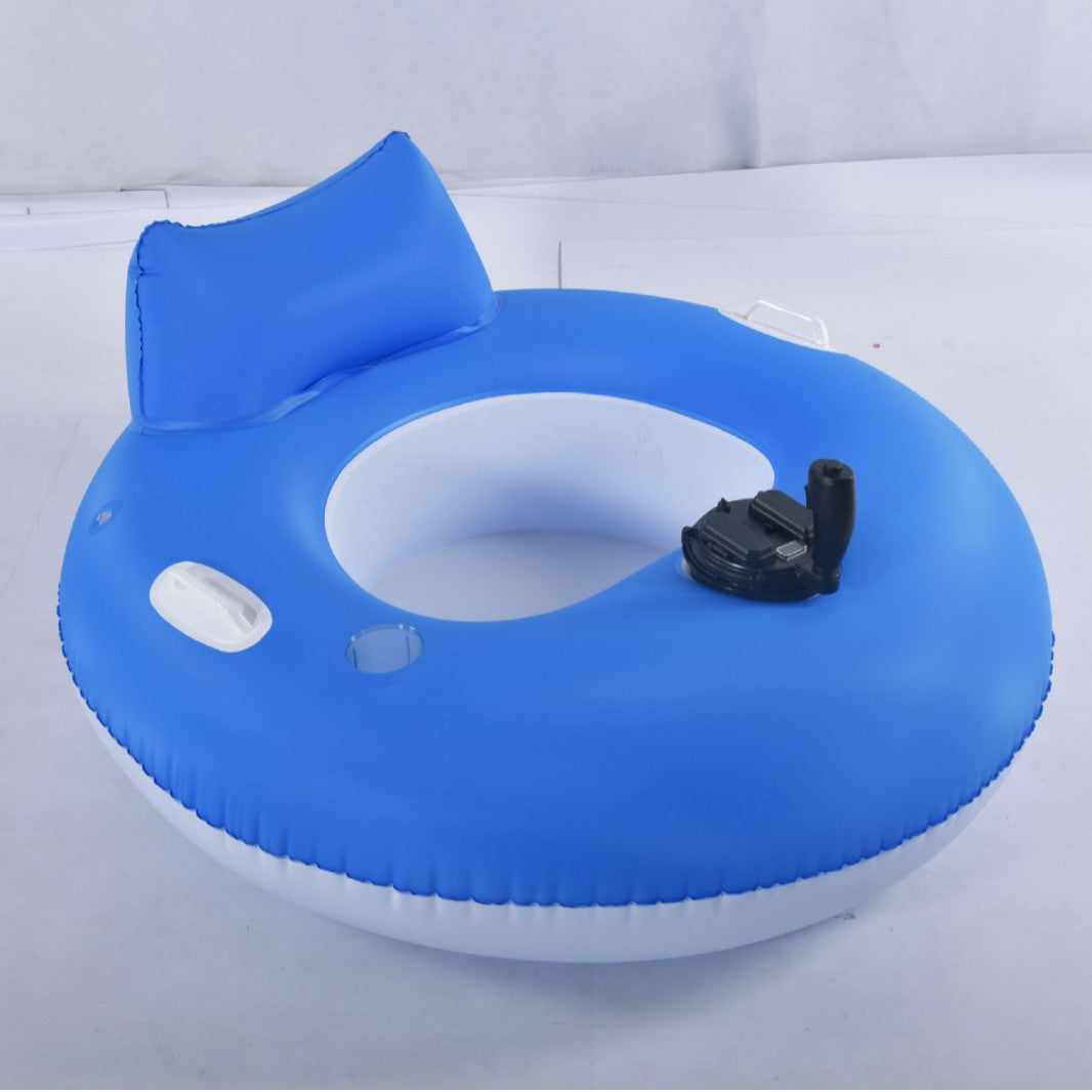 Inflatable Electric Floating Chair Boat with Propeller