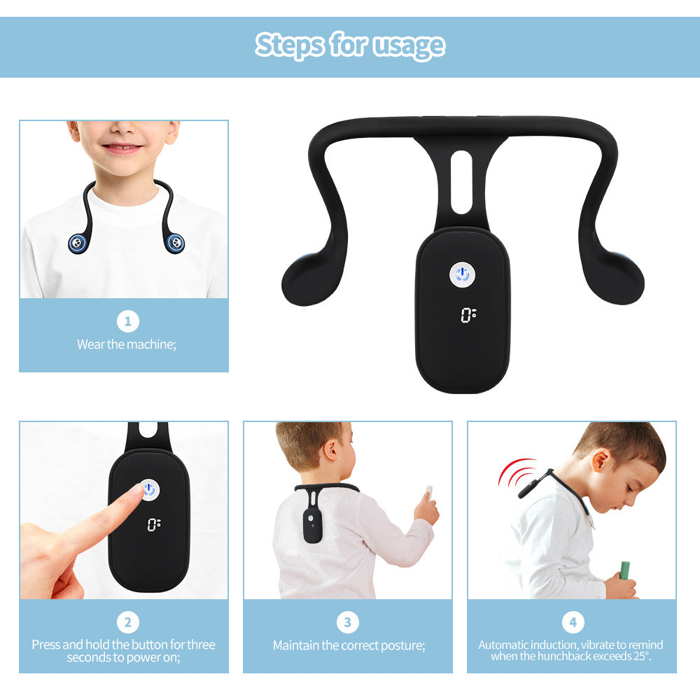 Posture Correction Intelligent Automatic Induction Adult And Child Shaping Anti-Posture Hunchback Corrector