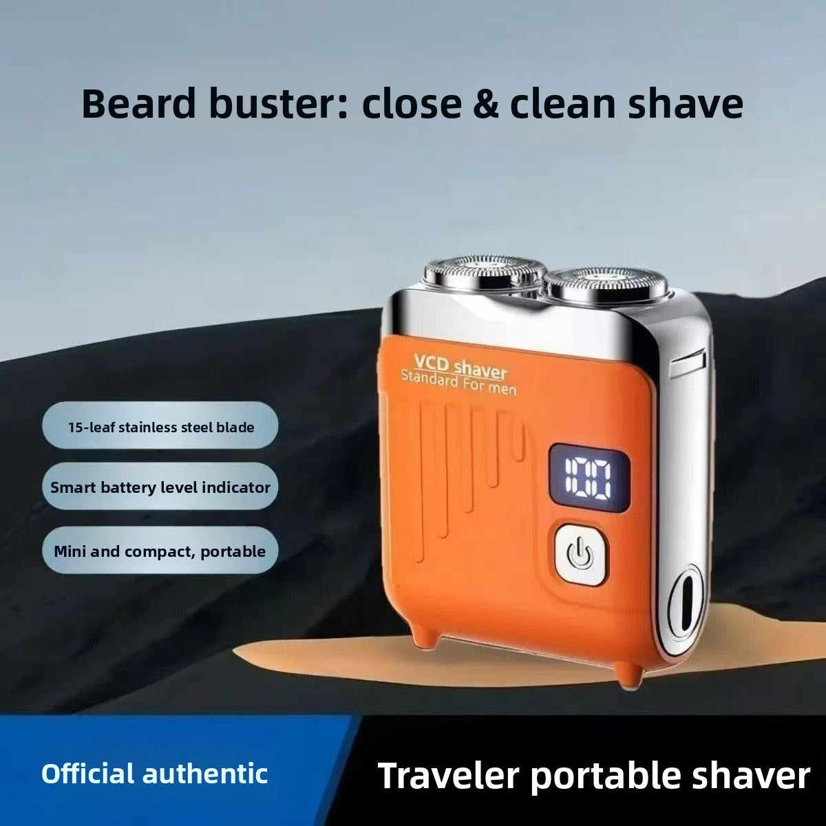 Barber Shaver Portable USB Rechargeable Electric Shaver