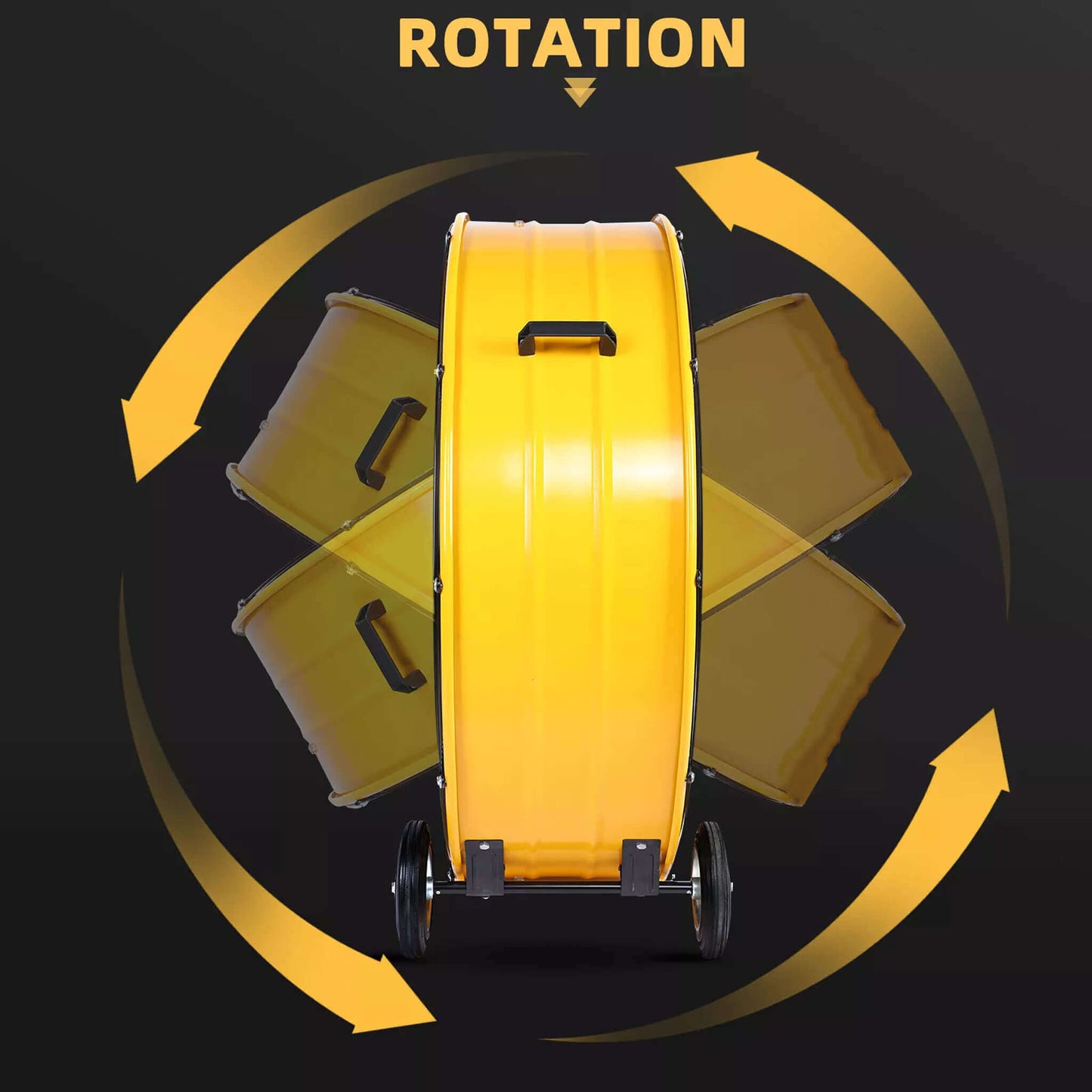 42" Heavy Duty Metal Industrial Dual Speed Air Circulation Drum Fan (SAK85191)