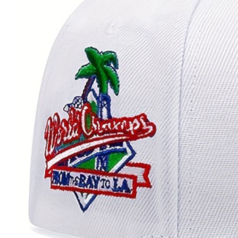 Flat top LA to the Bay Snapback baseball flat edge hat