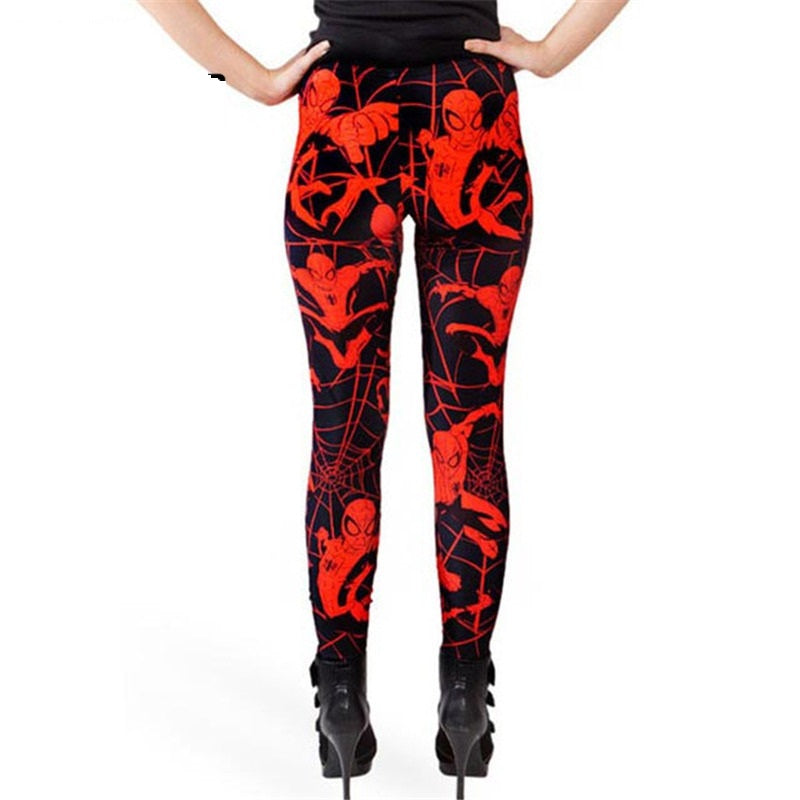 Leggings Digital Print Popular Spider-Man pants