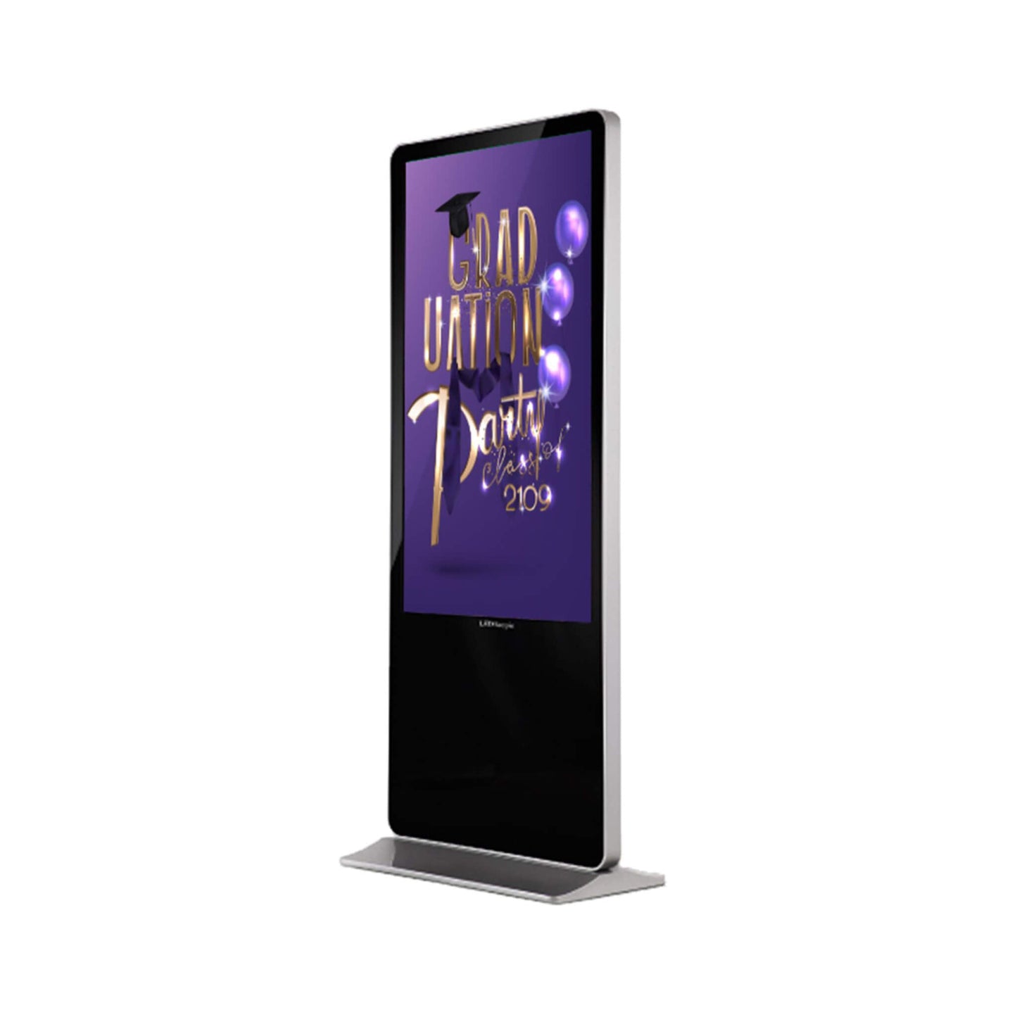 43" Ultra High Resolution Vertical Freestanding Digital Kiosk With LED Display (SAK65871)