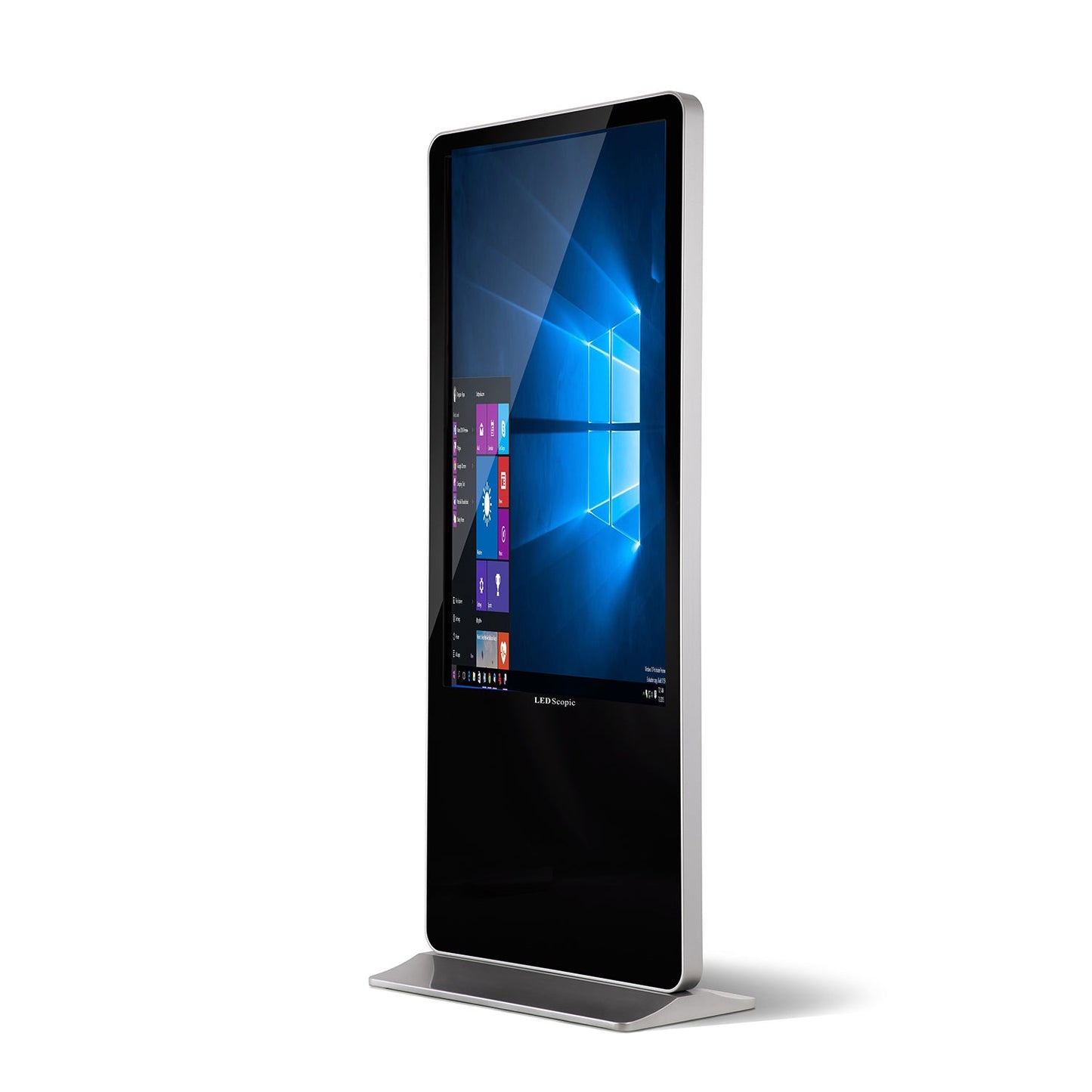 43" Ultra High Resolution Vertical Freestanding Digital Kiosk With LED Display (SAK65871)