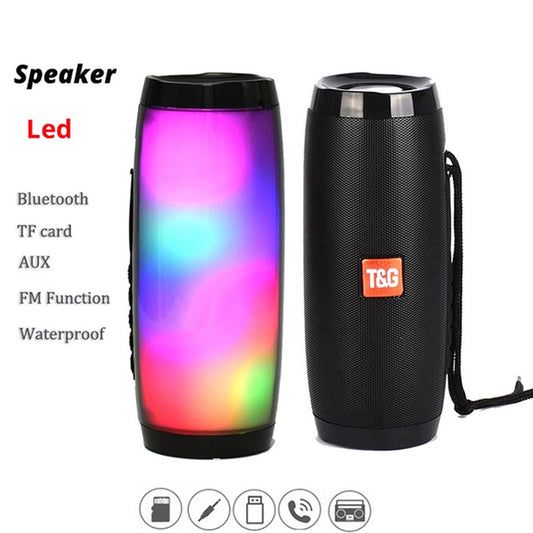 Colorful Bluetooth Speaker - Portable Colorful Light - LED Light Audio
