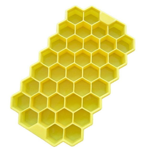 Honeycomb Ice Cube Ice Cream Shape Maker Form Popsicle Molds Yogurt Ice Box Fridge Treats Freezer Ice Cream Tools
