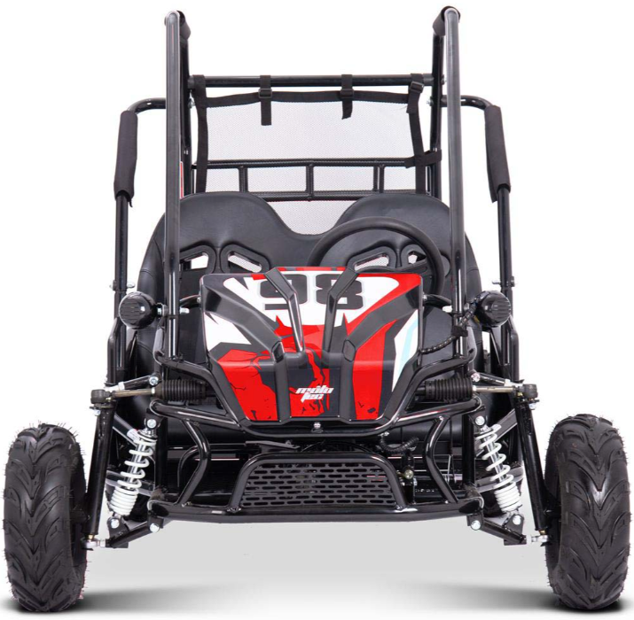 MotoTec Mud Monster XL Kids Electric 60v 2000w Go Kart Full Suspension
