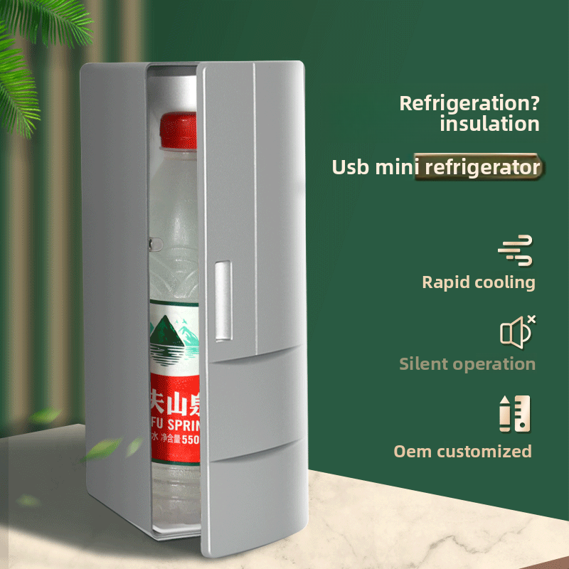 Mini inner-container hot or cold settings desktop small refrigerator